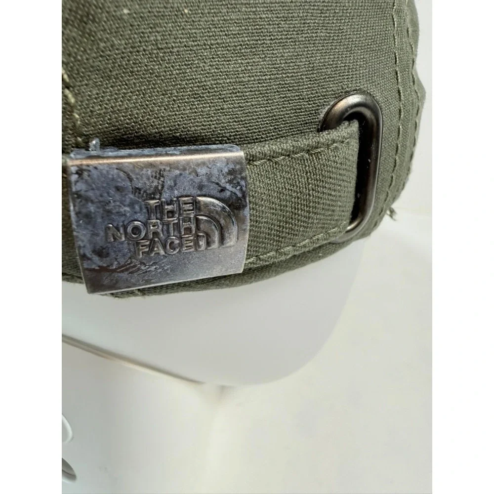 The North Face Baseball Cap Cotton Twill Mens Olive Green One Size Adjustable